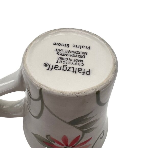 Prairie Bloom Pfaltzgraff Mug 12 Oz Floral Retired EUC Floral Vine - Picture 8 of 10
